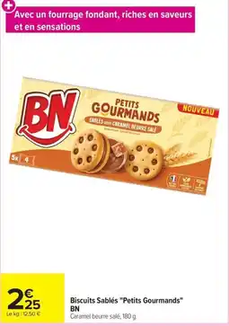 Carrefour Market BN Biscuits Sablés "Petits Gourmands" offre