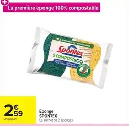 Carrefour Market Spontex Éponge offre
