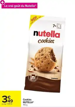 Carrefour Market Nutella Cookies offre
