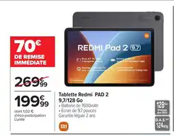 Carrefour Tablette Redmi PAD 2 offre