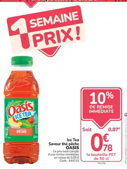 Promocash Oasis Ice Tea offre