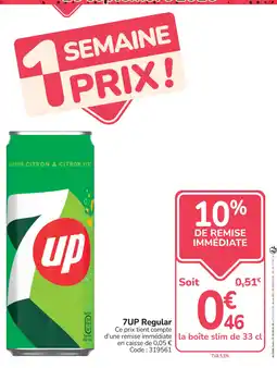 Promocash 7UP Regular offre