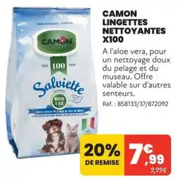 Animalis CAMON Lingettes nettoyantes offre