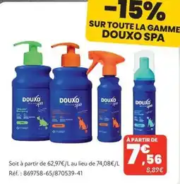Animalis DOUXO SPA offre