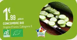 Botanic CONCOMBRE BIO offre