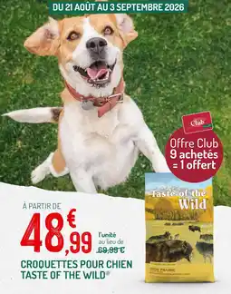 Botanic Taste of the Wild Croquettes pour chien offre