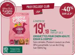 Botanic EDGAR & COOPER Croquettes pour chien adulte offre