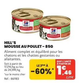 Animalis Hill's Mousse au poulet offre