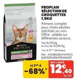 Animalis Proplan sélection de croquettes offre