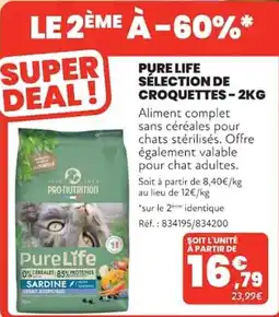 Animalis PureLife Sélection de Croquettes offre