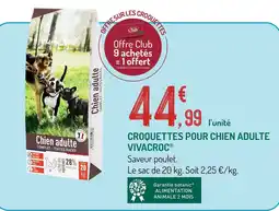 Botanic VIVACROC Croquettes pour chien adulte offre