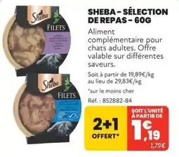 Animalis Sheba Filets offre