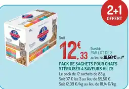 Botanic Hill's Science Plan sterilises 4 saveurs offre