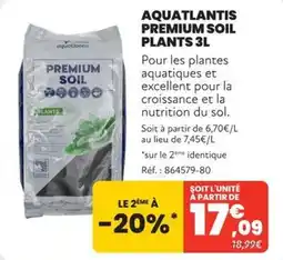 Animalis AQUATLANTIS PREMIUM SOIL offre