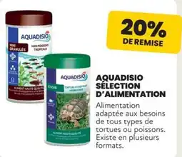Animalis AQUADISIO Sélection d'alimentation offre