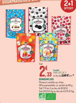Botanic Bonbons bio offre