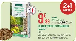 Botanic botanic PLAQUETTES DE CHÂTAIGNIER offre
