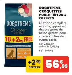 Animalis DOGXTREME Croquettes Poulet offre