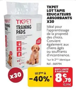Animalis TKPET TRAINING PADS offre