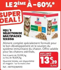Animalis Hill's Sélection de Multipacks offre