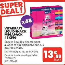 Animalis Vitakraft Liquid Snack offre
