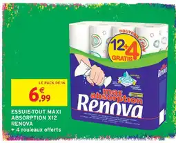 Intermarché Hyper Renova essuie-tout maxi absorption x12 offre