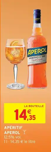 Intermarché Hyper Aperol apéritif offre