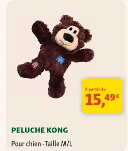 Maxi Zoo Peluche kong offre