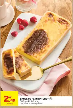 Intermarché Hyper Bande de flan nature offre