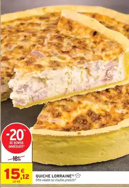 Intermarché Hyper Quiche lorraine offre