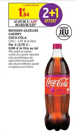 Intermarché Hyper Coca-cola boisson gazeuse cherry offre