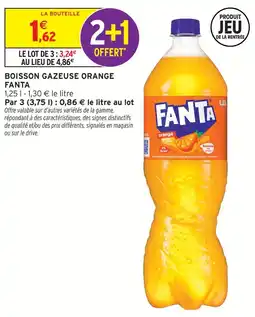 Intermarché Hyper Fanta boisson gazeuse orange offre