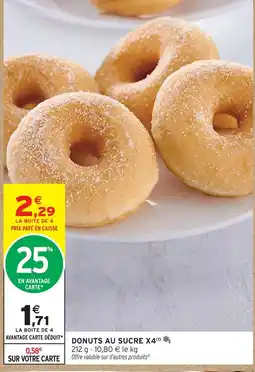 Intermarché Hyper Donuts au sucre offre