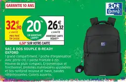 Intermarché Hyper Oxford sac à dos souple b-ready offre