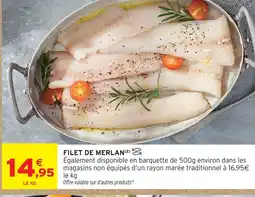 Intermarché Filet de merlan offre