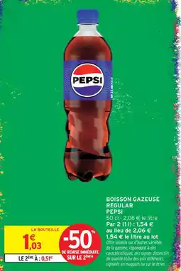Intermarché Pepsi boisson gazeuse regular offre
