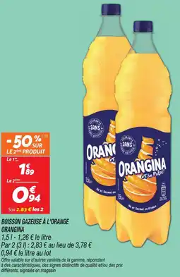 Netto Orangina boisson gazeuse à l'orange offre