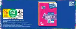 Intermarché Oxford lot 4 cahiers openflex offre
