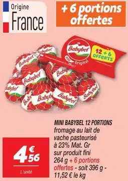 Netto Babybel mini 12 portions offre