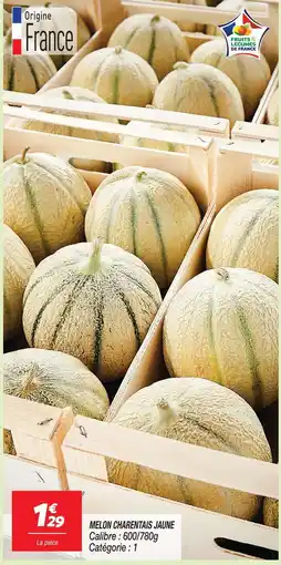 Netto Melon charentais jaune offre