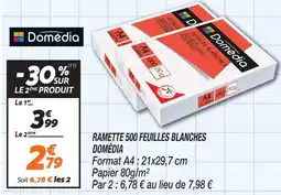 Netto Domédia ramette 500 feuilles blanches offre