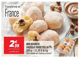 Netto Mini beignets chocolat noisettes offre