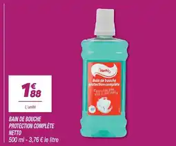 Netto Netto bain de bouche protection complète offre