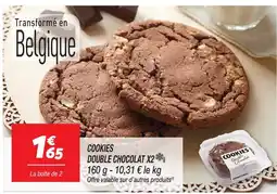 Netto Cookies double chocolat x2 offre
