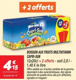 Netto Capri-sun boisson aux fruits multivitamin offre