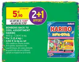 Intermarché Haribo bonbons back to cool assortiment offre