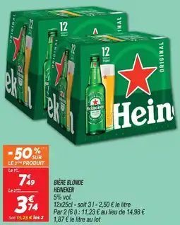 Netto Heineken bière blonde offre