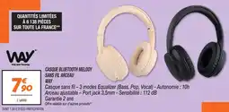 Netto Way casque bluetooth melody sans fil arceau offre