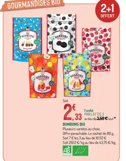 Botanic Super sec les bonbons bio cola offre