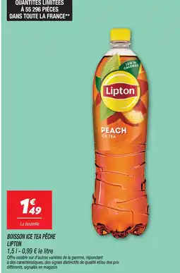 Netto Lipton boisson ice tea pêche offre